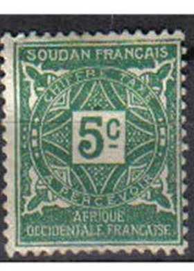 FRANCAIS SOUDAN, 1931, MH 5c. Taxe