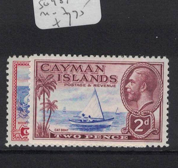 Cayman Islands SG 98, 100 MOG (5dto)