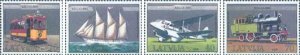 Latvia 1999 City transport history in Riga 800 ann set of 4 stamps MNH