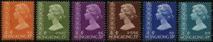 HONG KONG #275-280 Postage Elizabeth II Stamp Collection Mint NH