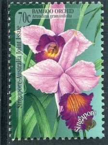 Singapore-Australia Joint Issue 1998 ORCHID BAMBOO 1 stamp Perforated Mint (NH)