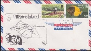 PITCAIRN 1984 10c & 20c fish on cover......................................B2848