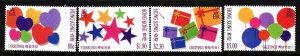 Hong Kong-Sc #661-4-unused,NH set-QEII-Greetings stamps-1992-