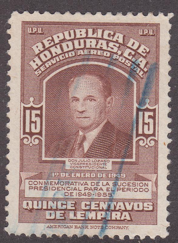 Honduras C174 Vice President Don Julio Lozano 1949