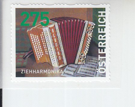 2021 Austria Accordion Coil (Scott NA) MNH