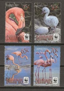 BAHAMAS 2012  WWF SG  1616a/19a MNH