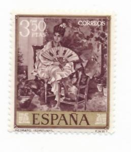 Spain 1968 Scott 1519 MH - 3.50p, Fortuny painting, Lady with fan