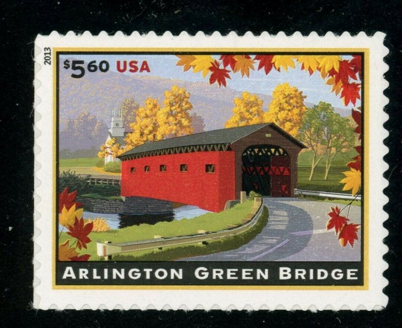 Scott 4738 Arlington Green Bridge $5.60 MNH Priority Mail Stamp