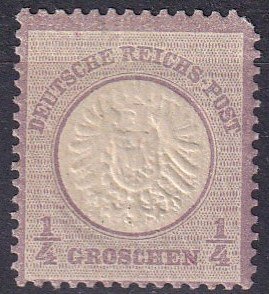 Germany #14 F-VF Unused CV $72.50  (K2495)