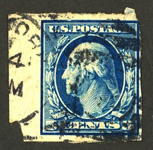 U.S. #347 USED MARGIN DIST BACK