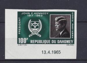 Dahomey, C30, John F. Kennedy IMPERF Single,**MNH**