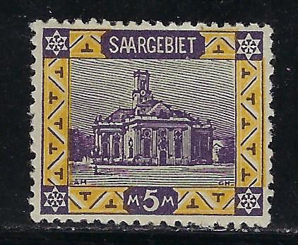 Saar - Scott # 81, mint hr