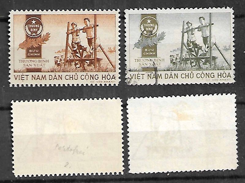 North Vietnam Stamps 1959, Military, Sc.M2M3. MLH Asia Vietnam