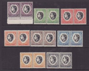 South-West Africa-Sc#125-32- id9-unused og NH KGVI Coronation set-1937-