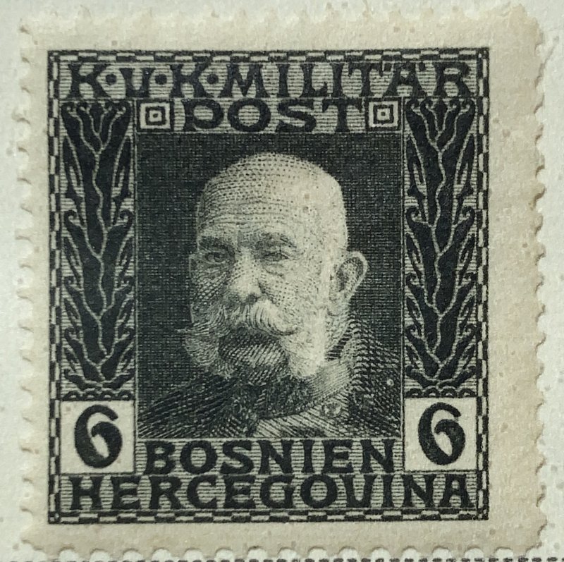 AlexStamps BOSNIA & HERZEGOVINA #69 VF Mint 