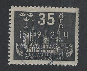 SWEDEN SC# 203 FVF U 1924