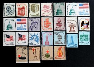 US #1581-1612 MNH COMPLETE SET (25 Stamps) INCLUDES 1590 & 1590a