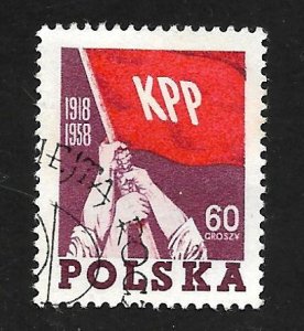 Poland 1958 - U - Scott #834
