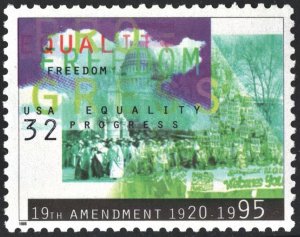 SC#2980 32¢ Womens Suffrage Single (1995) MNH