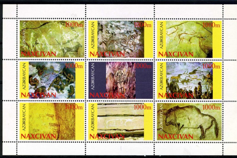 Naxcivan 1996 PREHISTORIC MAN Sheet Perforated Mint (NH)