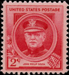 United States; #880 John Sousa 2c 1940; Mint Never hinged MNH Nice