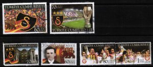 TURKEY - 2005 - USED STAMPS - FOOTBALL - SOCCER - CHAIMPIONSHIP