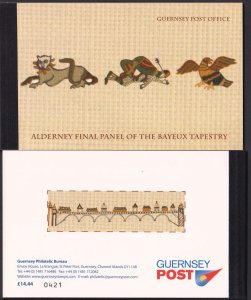 Alderney UK 2014 Panel of the Bayeux Tapesty Mi.496 /501 Prestige Booklet MNH