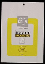 Scott Mounts Black,129/126 mm (pkg 8) (01021B)