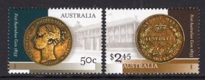 Australia 2366-2367 Coins on Stamps MNH VF