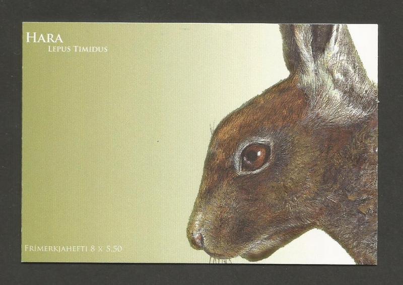 FAROE ISLANDS – 2005- COMPLETE BOOKLET – RABBIT - #455a - w/ FD Cancel