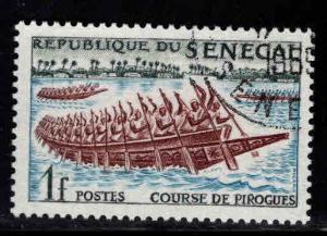Senegal Scott 203 Used Canoe race stamp Favor Canceled to Order