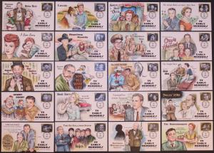 #4414 Early TV Memories Collins FDC Set