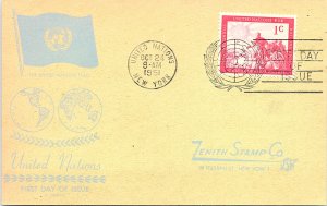United Nations, New York, Worldwide First Day Cover