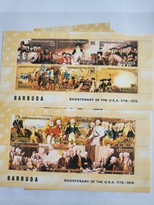 Stamps Barbuda Scott #235d, 237d nh