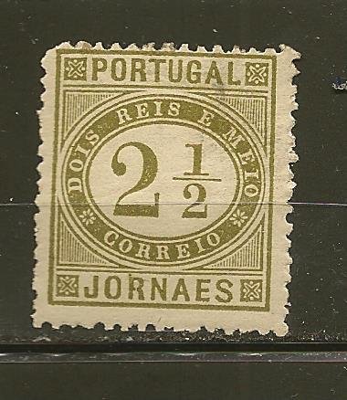 Portugal P2 Newspaper Stamp Mint Hinged