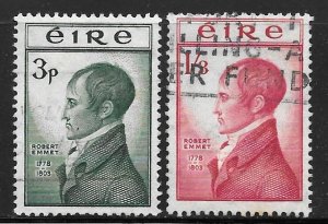 Ireland 149-150: Robert Emmet, used, F-VF