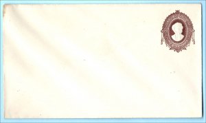 Honduras 10c embossed brown/white postal envelope fine unused [ref /f