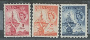 St. Lucia #173-175 Mint (NH)