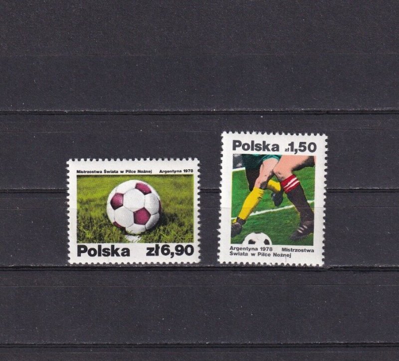 SA08a Poland 1978 Football World Cup - Argentina mint stamps