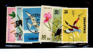 Singapore #62-67/76  Multiple