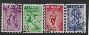 ALBANIA SC# 544-7 FVF/U 1959