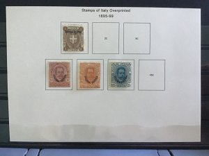 Italian Eritrea 1895-99  mounted mint  stamps R30146