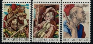 ZAYIX Belgium B647-B649 MNH Art Paintings Music Violins semi-postal 031222-S64M