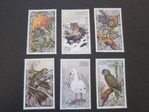 Jersey 1984 Sc 320-25 bird set MNH