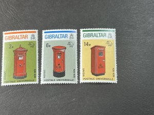 GIBRALTAR # 307-309-MINT/NEVER HINGED--- COMPLETE SET---1974