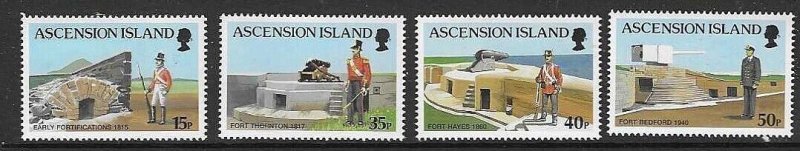 ASCENSION SG806/9 2000 FORTS MNH