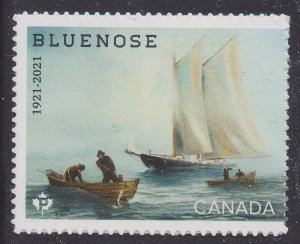 Canada 3294 Bluenose 100th Anniv fishing expedition P single MNH 2021