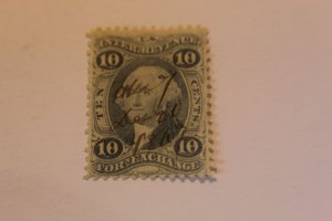 US REVENUE R35c USED PEN CANCEL NEAT COLOR SHADE ULTRA?