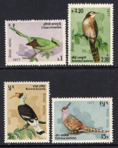 Nepal 331-334 Birds MNH VF