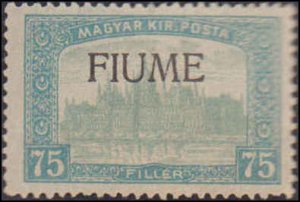 Fiume #14, Incomplete Set, 1918, Hinged
